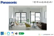 Unité Intérieure PANASONIC-Etherea-CS-XZ35XKEW-Gris Argenté