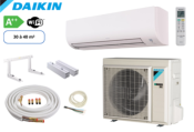 Pack complet clim prêt à poser mono split DAIKIN COMFORA FTXP35N9-RXP35N9 