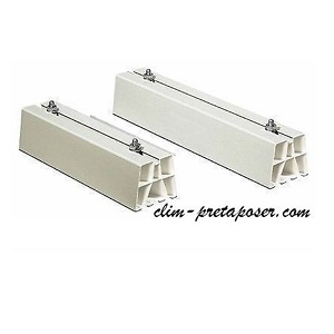 support au sol PVC Blanc pour unit extrieure-SP450x2-