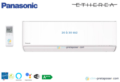 Unité Intérieure PANASONIC-Etherea-CS-Z25XKEW-Blanc Mat