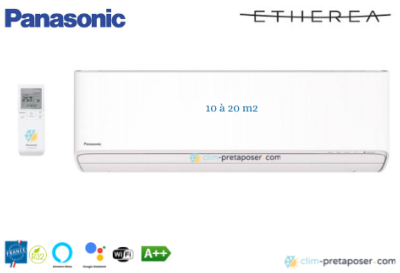 Unité Intérieure PANASONIC-Etherea-CS-Z20XKEW-Blanc Mat