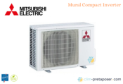 Climatiseur quadri split prêt à poser Mural Compact Mitsubishi MXZ-4F72VF3-4xMSZ-AP20VGK-