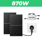 Kit 2 Panneaux Solaires Plug And Play Longi Solar Puissance 870W