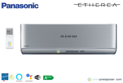 Unité Intérieure PANASONIC-Etherea-CS-XZ50XKEW-Gris Argenté